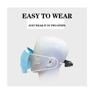 Plastic adjustable ear hook  for who wear face cover for a long time, extension buckle anti-ear holder headwear eyewear