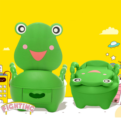 Lovely green frog Training  Potty Toilet  infant mini size baby  potty toile  Girls Boy Portable Potty Seat